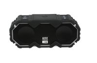 Altec Lansing Mini LifeJacket Jolt Bluetooth Speaker with Qi, Up to 16 Hours of Battery Life, Waterproof Portable Speaker, Voice Assistant, Black