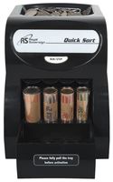 Royal Sovereign Electric Coin Sorter, Patented Anti-Jam Technology, 1 Row of Coin Counting (QS-1AC)