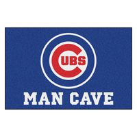 FANMATS 22387 MLB - Chicago Cubs Man Cave Starter Rug