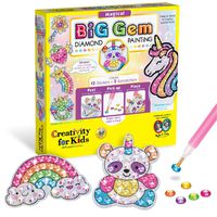 Creativity for Kids Big Gem Diamond Painting Kit - Create Your Own Magical Stickers & Suncatchers - Diamond Art for Kids