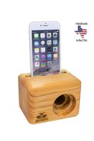 Morph Speakers Wood iPhone and Galaxy Wooden Phone Sound Amplifier Holder Amplifier Phone Desktop Decoration, Phone Dock & Wood Speaker