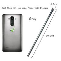 Dogxiong Gray Grey Touch Stylus Pen Replacement Parts for LG G Stylo (Stylus,LS770,H631 H635 H634 MS631)