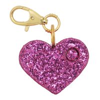 Personal Safety Alarm for Women - Ahh!-larm! Self-Defense Personal Panic 115 Decibel Alarm Keychain for Women with LED Safety Light and Clip, Pink Glitter Heart
