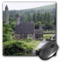 St Kevin, Wicklow Mountains, Glendalough, Ireland - EU15 LSE0004 - Mouse Pad, 8 by 8 inches (mp_137451_1)