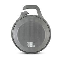 JBL Clip Portable Bluetooth Speaker With Mic (Grey) (Certified Refurbished)