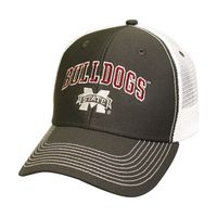 Ouray Sportswear NCAA Mississippi State Bulldogs Sideline Cap, Dark Grey/White