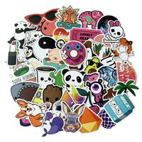 50 PCS Cute Series Waterproof Stickers Set for Decorating-for Water Bottles Skateboard Laptop Suitcases Decoration(Cute Series)