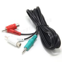 Ancable Replacement Audio Splitter Cable for Turtle Beach Headsets: 3.5mm (Male) to RCA