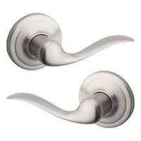 Kwikset 97200-706 Tustin Hall/Closet Lever, Satin Nickel