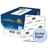 Hammermill Colored Paper, Orchid Printer Paper, 20lb, 11x17 Paper, Ledger Size, 2500 Sheets / 5 Ream Case, Pastel Paper, Colorful Paper (103804C)