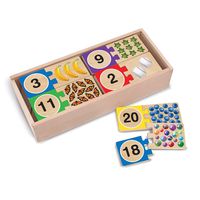 Melissa & Doug Self-Correcting Number Puzzles (Developmental Toys, Wooden Storage Box, 40 Pieces, Great Gift for Girls and Boys - Best for 4, 5, and 6 Year Olds)
