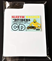300 Pack ~ CD Divider Cards ~ White Plastic ~ Narrow .030 PolyStyrene with Index Tab ~ Separator Organizer for Compact Disc (+1 Free dj Magnet)