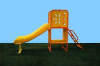 Large Tree House Playground Structure with Ladder and Slide