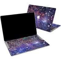 Lex Altern Vinyl Skin for MacBook Air 13 inch Mac Pro 16 15 Retina 12 11 2019 2018 2017 2016 Galaxy Constellations Purple Stars Space Pattern Print Laptop Cover Decal Sticker Touch Bar Protective
