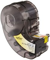 Brady XC-750-595-WT-BK IDXPERT & LABXPERT Labels  B-595 Indoor/Outdoor Vinyl Film Black on White, Printable Area: 19.000" W x 0.750" H  1 roll (30ft.)/Cartridge