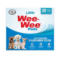 Four Paws Wee-Wee Puppy Training Pee Pads 28-Count 16.5" x 23.5" Little Size Pads for Dogs