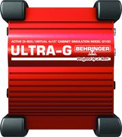 Behringer Ultra-G GI100 Professional Battery/Phantom Powered DI-Box with Guitar Speaker Emulation