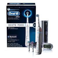 Oral-B WHITE 7000 SmartSeries Power Rechargeable Electric Toothbrush with Bluetooth Connectivity, Amazon Dash Replenishment Enabled