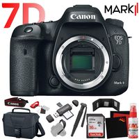 Canon EOS 7D Mark II DSLR Camera Body (International Model) with Extra Accessory Bundle