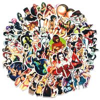 Cartoon Sexy Girl Vinyl Sticker Graffiti Decal Perfect to Laptops, Skateboards, Luggage, Cars, Bumpers, Bikes, Motorcycle, Helmet, Window, Guitar, Snowboard, Cellphone (Cartoon)