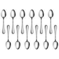 New Star Foodservice 58147 Slimline Pattern, Stainless Steel, Teaspoon, 6-Inch, Set of 12