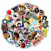 100Pcs Cool Stickers, Suitable for children and adults of all ages，Fast Shipped by Amazon. Decals Vinyls for Laptop,Kids,Cars,Motorcycle,Bicycle,Skateboard