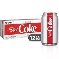 Diet Coke Soda Soft Drink, 12 fl oz, 12 Pack