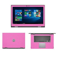Sparkling Pink Fiber skin decal wrap skin Case for Dell inspiron 15 5000 series 5568 15.6" 2 in 1 Laptop