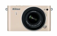 Nikon 1 J3 14.2 MP HD Digital Camera with 10-30mm VR 1 NIKKOR Lens (Beige)