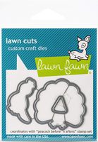Lawn Fawn Dies - Peacock Before 'n Afters (LF1961)
