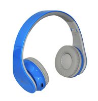 Beyution Bluetooth Headphone Stereo Hi-fi Wireless Headset with Noise Cancelling, Secure Fit, Long Battery Life Built-in Mic & 3.5mm Audio Jack for iPhone Samsung Adroid (BT513 Blue)