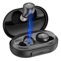 Wireless Earbuds,Dveda Bluetooth 5.0 Stereo Sound IPX8 Waterproof Wireless Headphones,110H Playtime with 3500mAh Charging Case,Built-in Mic CVC 8.0 Noise-Cancelling Headset [2019 Version]