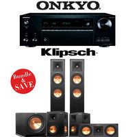 Klipsch RP-250F 5.1-Ch Reference Premiere Home Theater System with Onkyo TX-NR777 7.2-Ch Network AV Receiver