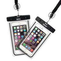 EOTW 2 Pack IPX8 Universal Waterproof Case Smartphone up to 6" Phone Dry Bag for Water Parks,Beach, Cruise,Pools for iPhone X/8/8plus/7/7plus Samsung Galaxy s8/s7 Google Pixel HTC10