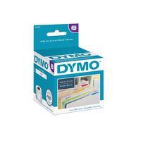 DYMO LW 1-Up File Folder Labels for LabelWriter Label Printers, White, 9/16'' x 3-7/16'', 2 Rolls of 130 (30327)