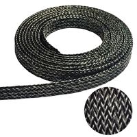 1/8" Tinned Copper Metal PET Expandable Braided Sleeving - 10FT