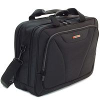 Alpine Swiss Cortland 15.6" Laptop Bag Organizer Briefcase Black