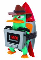 Disney PF300ACR Phineas/Ferb for Kids Wake up buzzer Alarm Clock with AM/FM Radio LCD Display with Back-light)