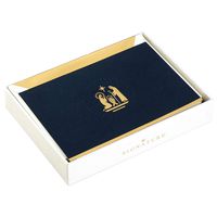 Hallmark Signature Boxed Christmas Cards, Gold Nativity (10 Christmas Cards with Envelopes)