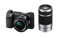 Sony NEX6L/B2BDL Mirrorless Digital Camera with 16-50mm Power Zoom Lens and 55-210mm Lens (Black) (OLD MODEL)