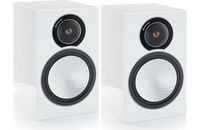 Monitor Audio Silver 2 Bookshelf Speaker Pair (High Gloss White Lacquer)