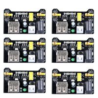 UCEC MB102 3.3V/5V Breadboard Power Supply Module for Arduino Board Solderless Breadboard (Pack of 6)