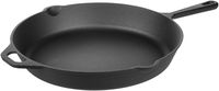 AmazonBasics Pre-Seasoned Cast Iron Skillet Pan, 15 Inch