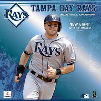 Turner Tampa Bay Rays 2016 Team Wall Calendar, September 2015 - December 2016, 12 x 12" (8011865)