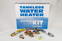 Dormont LFTV75FKIT18NW Tankless Water Heater Connection Kit, brass