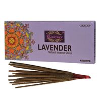 raajsee Lavender Incense Sticks 100 Gm Pack-100% Pure Organic Natural Hand Rolled Free from Chemicals-Perfect for Church,Aroma Therapy,Relaxation,Meditation,Positivity & Sensual Therapy 100 GMS Pack