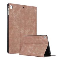 iPad 6th Gen/iPad 5th Gen/iPad Air/iPad Air 2/iPad Pro 9.7 Case,Slim Lightweight Silicone TPU and Premium PU Leather Smart Stand Protective Case Cover with Auto Sleep/Wake Function - Brown