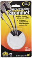 CordAway Grommet, Adjustable, 2" dia., 1-1/8" deep, White, 1/Pack (00261)