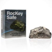 Hide A Key in Plain Sight in a Real Looking Rock/Stone, Holds Standard Sized Spare Keys