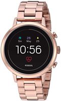 Fossil Women's Gen 4 Venture HR Heart Rate Watch with Stainless Steel Touchscreen Smartwatch Strap, Color: Rose Gold (Model: FTW6018)